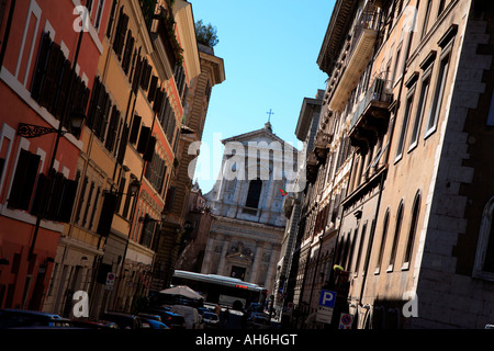 Straßenszene in Rom Italien Stockfoto