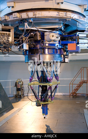 Astronomisches Instrument montiert auf dem William Herschel Telescope, Roque de Los Muchachos Observatorium, La Palma, Kanarische Inseln Stockfoto