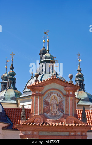 TSCHECHISCHE REPUBLIK SÜDBÖHMEN KLÖSTERLICHER KIRCHE KLOKOTY KIRCHE DER HIMMELFAHRT DER JUNGFRAU MARIA STADT TABOR Stockfoto