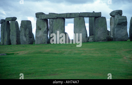 Stonehenge in der Nähe von Amesbury Wiltshire England Stockfoto