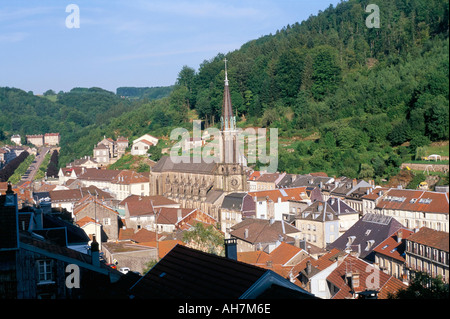 Plombieres Les Bains Kurort Vogesen Lothringen Frankreich Europa Stockfoto