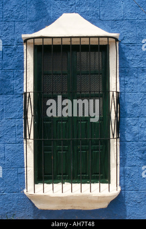 Reich verzierte Fenster Ciudad Bolivar-Venezuela-Südamerika Stockfoto