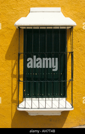 Reich verzierte Fenster Ciudad Bolivar-Venezuela-Südamerika Stockfoto