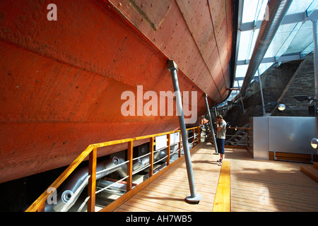 SS Großbritannien Rumpf in Bristol Docks, Bristol, Avon, England, Vereinigtes Königreich Stockfoto