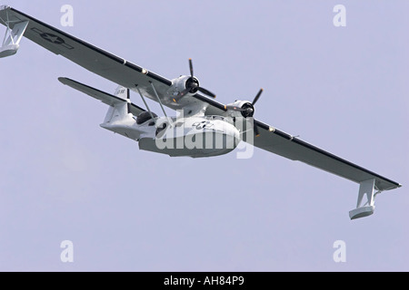 Consolidated Pby Catalina Flugboot Meer schweben Stockfoto