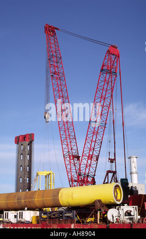 JUMPING JACK MARINE HYDRAULIKHAMMER von Great Yarmouth AUF DEM RIVER YARE NORFOLK EAST ANGLIA ENGLAND GROSSBRITANNIEN Stockfoto