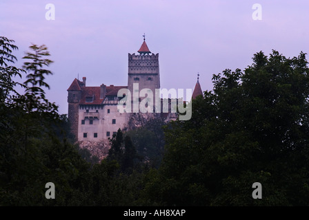 Bran-Schloss in Bran, in der Nähe von Brasov, Rumänien.   Berühmt als Draculas Schloss. Stockfoto