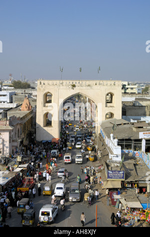 Charminar Kamaan Hyderabad Andhra Pradesh, Indien Stockfoto