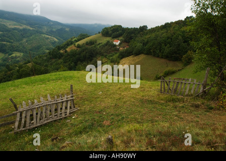 Serbische Berge, in der Nähe von Valjevo, West-Serbien Stockfoto