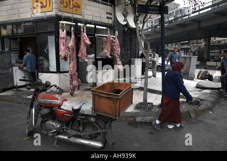 Metzger-Shop in Kairo Stockfoto
