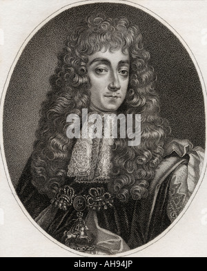 George Villiers, 2. Duke of Buckingham, 20. Baron de Ros, 1628 - 1687. Englischer Staatsmann und Dichter. Stockfoto