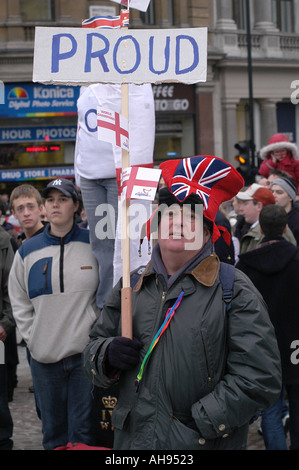 Rugby-Fan Stockfoto