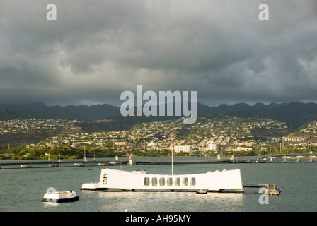 Hawaii Oahu Pearl Harbor USS Arizona Memorial Historic site Stockfoto