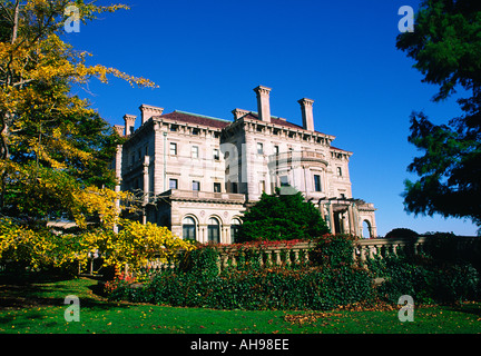 Das Breakers Herrenhaus, Newport Rhode Island Stockfoto