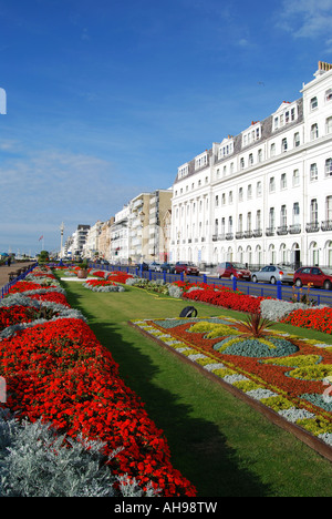 Marine Parade Gardens, Promenade, Eastbourne, East Sussex, England, Vereinigtes Königreich Stockfoto
