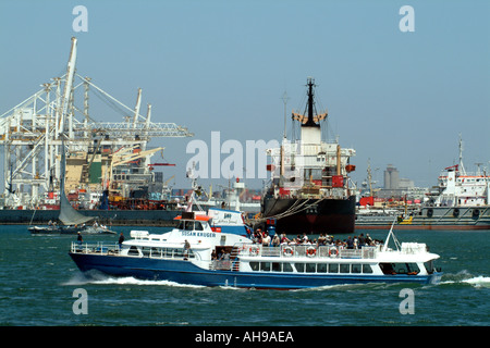 Cape Town Hafen Südafrika RSA Robben Island Ferry Susan Krüger auf dem Weg in das ehemalige Gefängnis Stockfoto