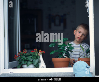 In Gedanken verloren Stockfoto