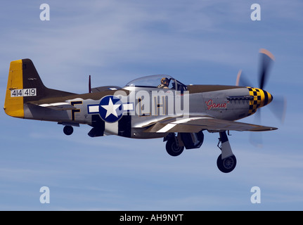 NORTH AMERICAN P51 MUSTANG Stockfoto