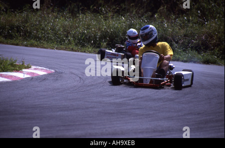 Rund um die Strecke in Okinawa Japan Kart Stockfoto