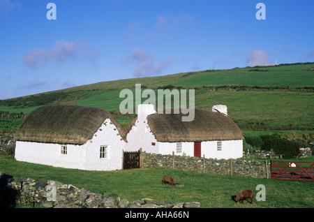 Cregneish Isle Of Man Cregnesh Cregneash Croft UK Stockfoto