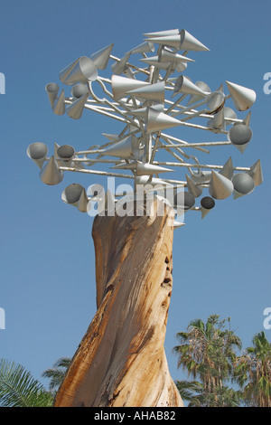 Skulptur von Cesar Manrique Lago Martianez-Puerto De La Cruz-Teneriffa-Kanarische Inseln-Spanien Stockfoto