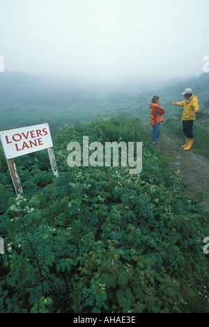 Lovers Lane Stockfoto