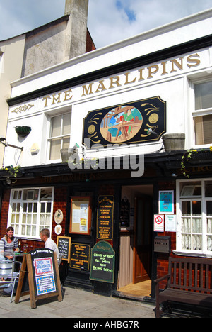 "Die Marlipins", High Street, Shoreham-by-Sea, West Sussex, England, Vereinigtes Königreich Stockfoto