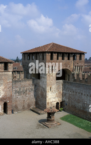 Rocca Sforzesca Soncino Cremona Lombardei Italien Stockfoto