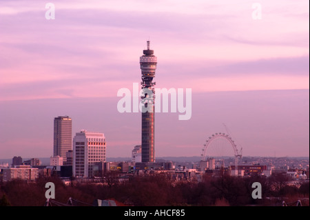 Tag BT British Telecom Tower in London England Großbritannien Vereinigtes Königreich Großbritannien Stockfoto