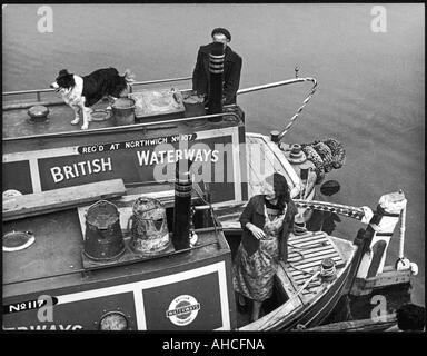 Britische Narrowboat Stockfoto