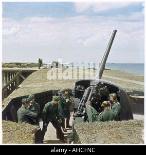 Deutsche Anti-Aircraft Stockfoto