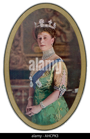 Queen Mary Koh ich Noor Stockfoto