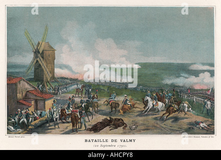 Schlacht von Valmy Vernet Stockfoto