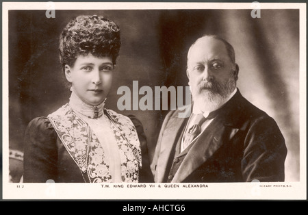 Edward Vii Alexandra Stockfoto