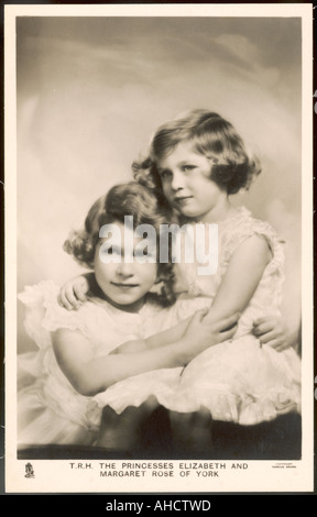 Elizabeth Ii. Schwester Stockfoto