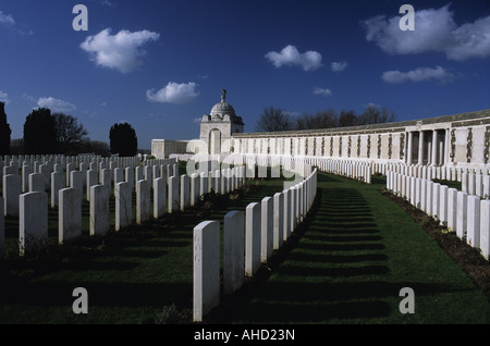 Tyne Cot Friedhof, Belgien Stockfoto
