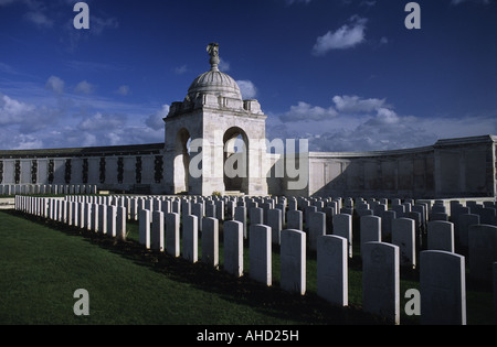 Tyne Cot Friedhof, Belgien Stockfoto