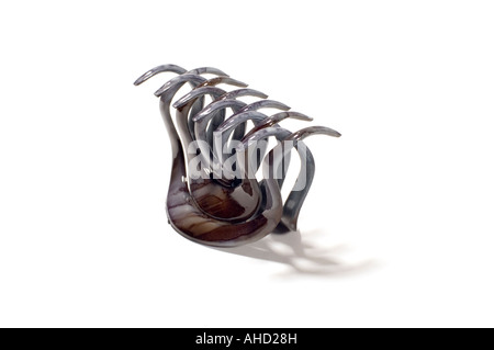 Serie Objekt auf weiße Haarnadel mit Schatten Stockfoto