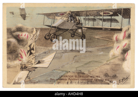 Französische Flugzeuge In Aktion Stockfoto