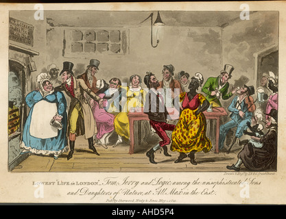 Egan Leben In London 1821 Stockfoto