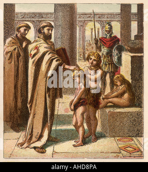 Papst Gregory Angles Stockfoto