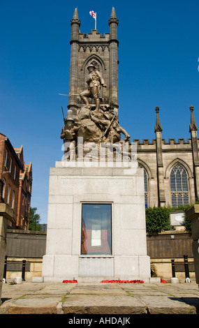 Oldham Kriegerdenkmal, Greater Manchester UK. Stockfoto