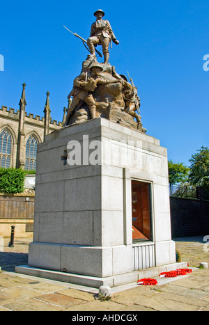 Oldham Kriegerdenkmal, Greater Manchester UK. Stockfoto