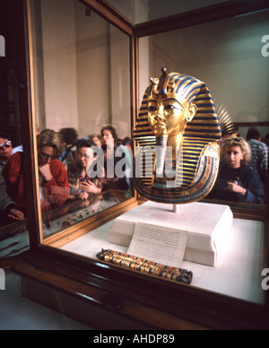 Tutankhamens Totenmaske, Kairo, Ägypten Stockfoto