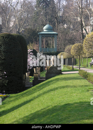 Maurische Pavillon im Wilhelma Stuttgart Baden Württemberg Deutschland Stockfoto