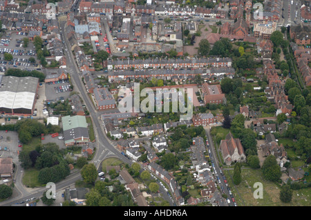 Luftaufnahme von Henley on Thames in Oxfordshire Stockfoto