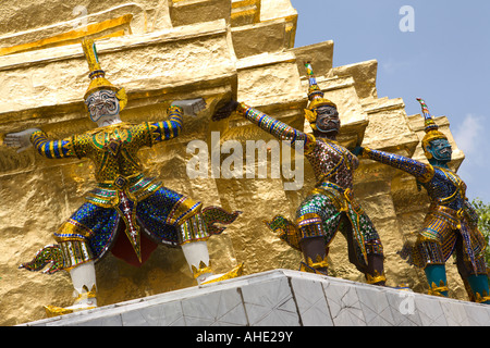 Architectureal Bilder im Grand Palace Stockfoto