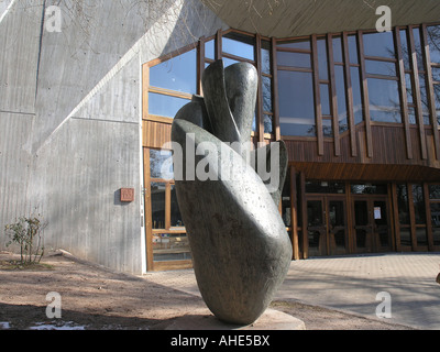 Saalgebäude der Waldorfschule Uhlandshöhe Stuttgart-Halle Bau Steiner Schule Uhlandshoehe Stuttgart Baden Württemberg Ger Stockfoto