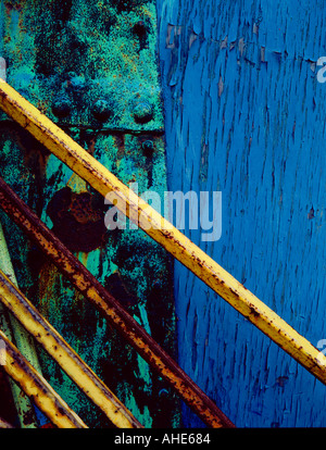 Eisenbahn-Schuppen-detail Stockfoto