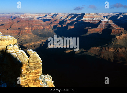 Vereinigte Staaten von Amerika, Arizona, Grand Canyon vom Südrand aus gesehen Stockfoto